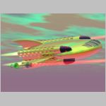 space ship gold