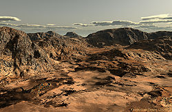 Crashed on Desert