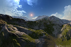Grass and Rocks